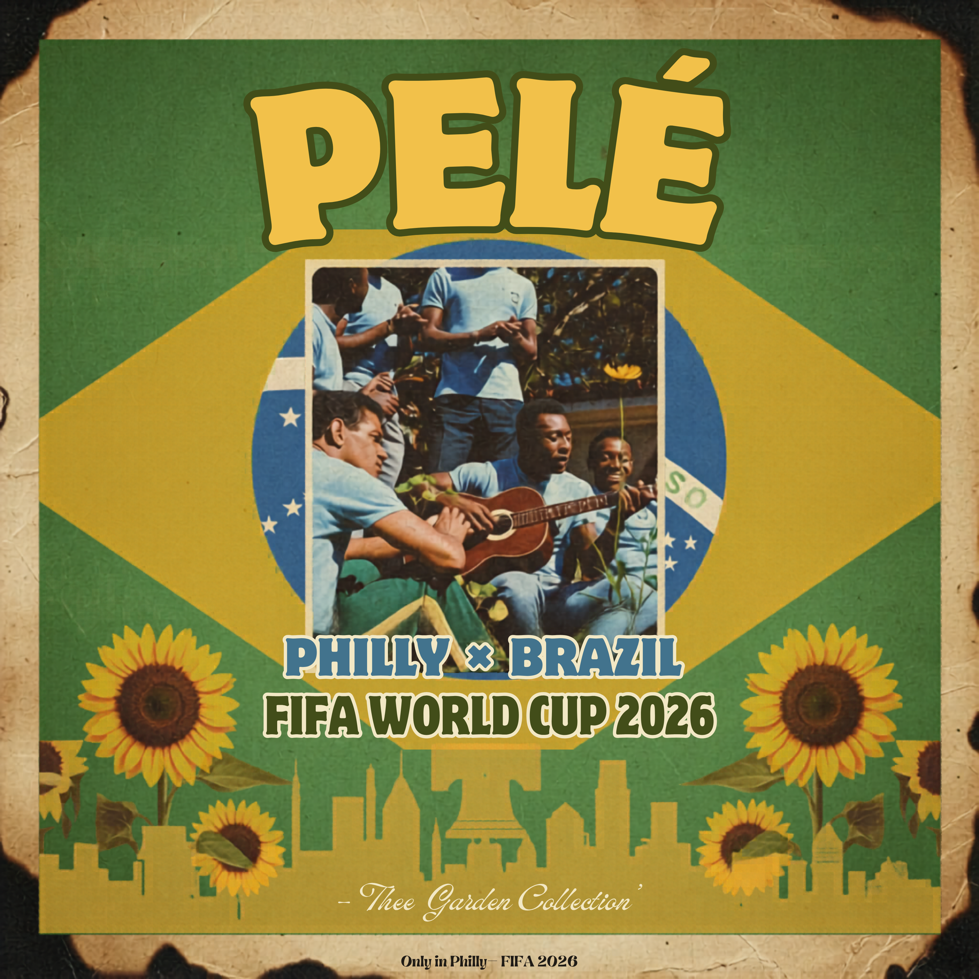 Pelé × Philly — FIFA World Cup 2026 Collector Vinyl Poster 💿